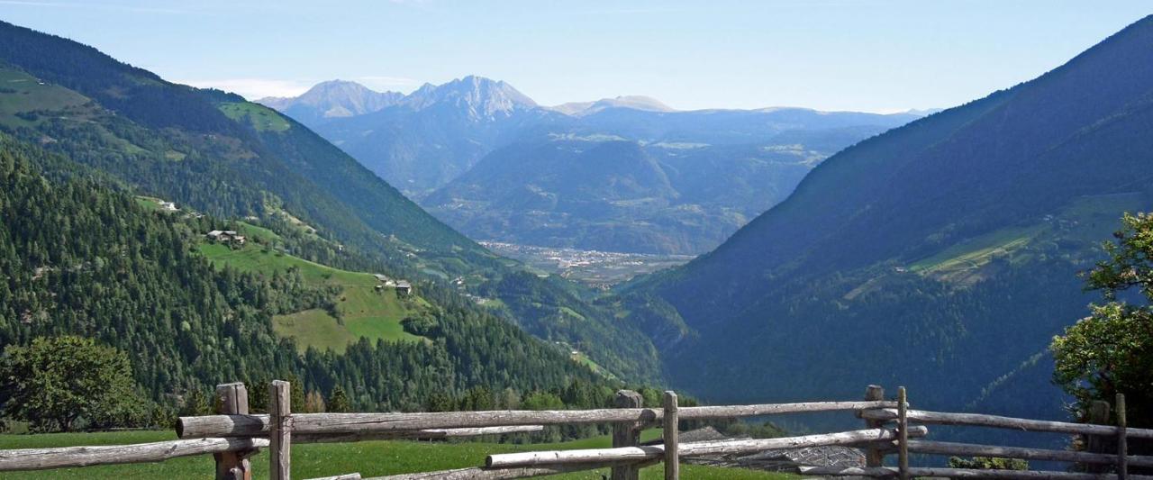 Ferienwohnung Maiernhof Bauernhof Ultental Sankt Pankraz Bagian luar foto